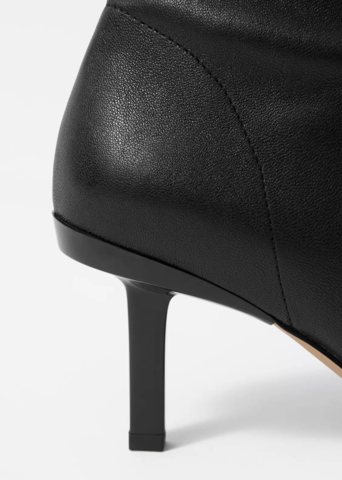 & Other Stories Boots | Stretch-Leather Ankle Boots Black Leather