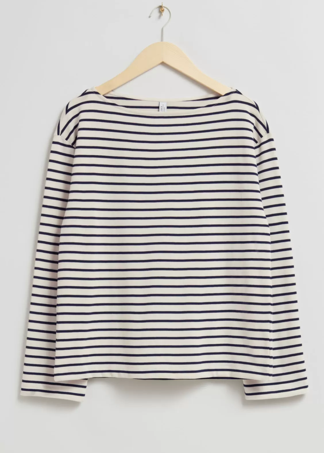 & Other Stories Tops | Striped Jersey Top