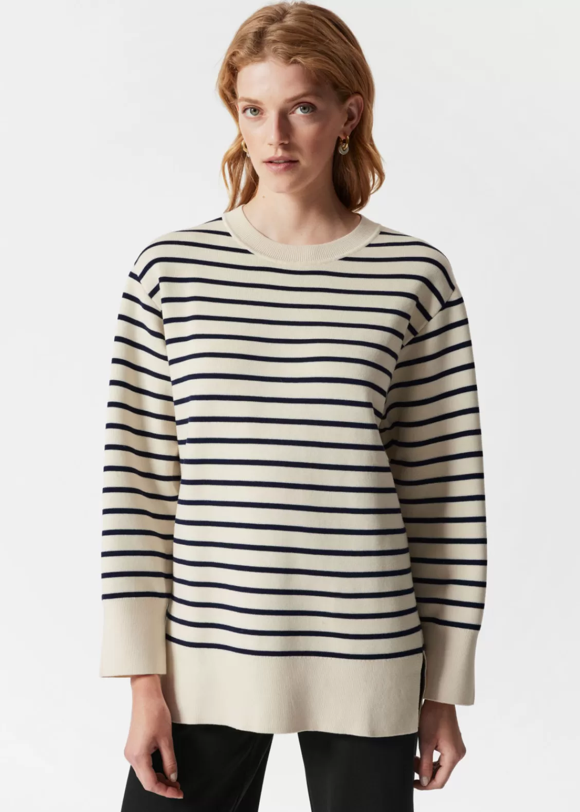 & Other Stories Sweaters & Knits | Striped Sweater Navy/White