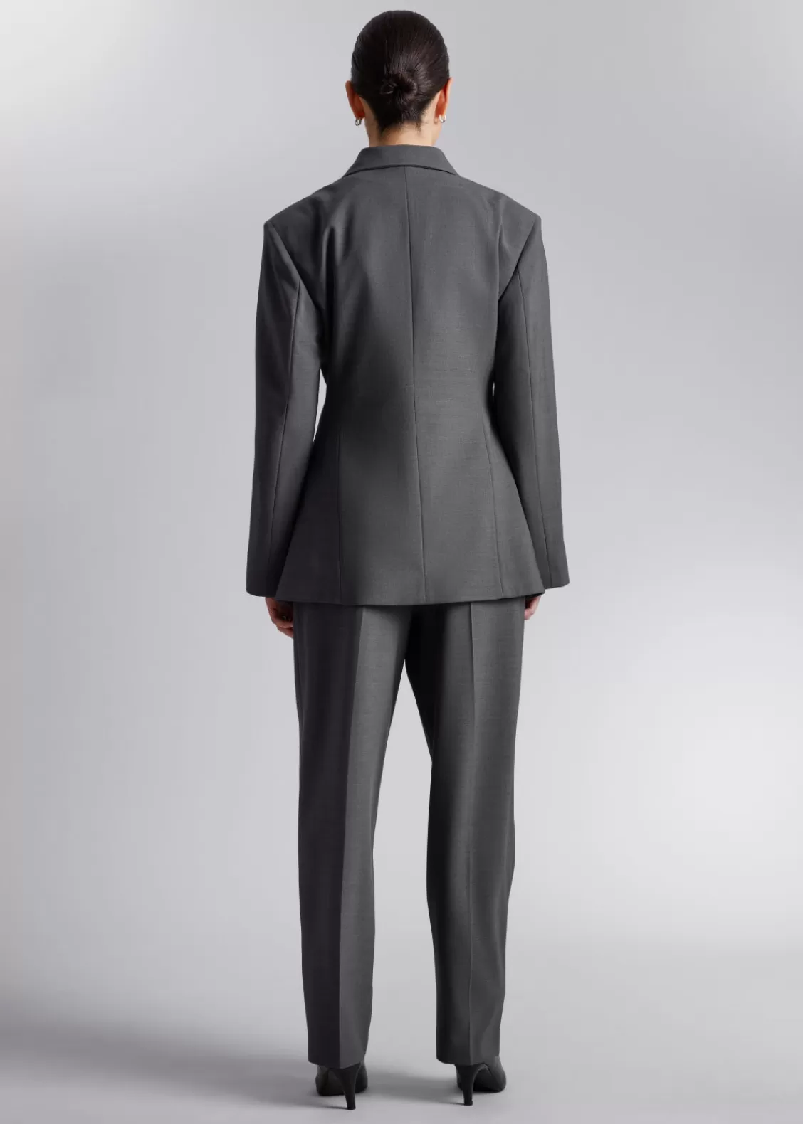 & Other Stories Sets & Suits | Blazers & Vests | Tailored Wide-Shoulder Blazer Grey