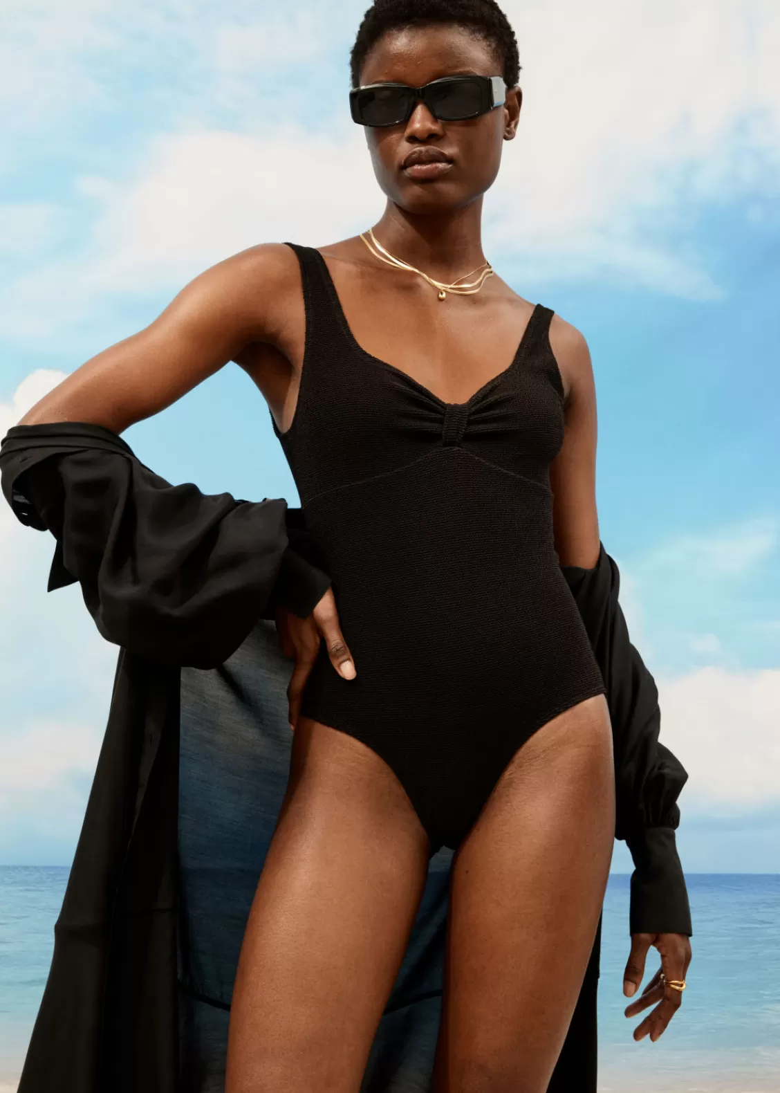 & Other Stories Swimwear | Textured Swimsuit