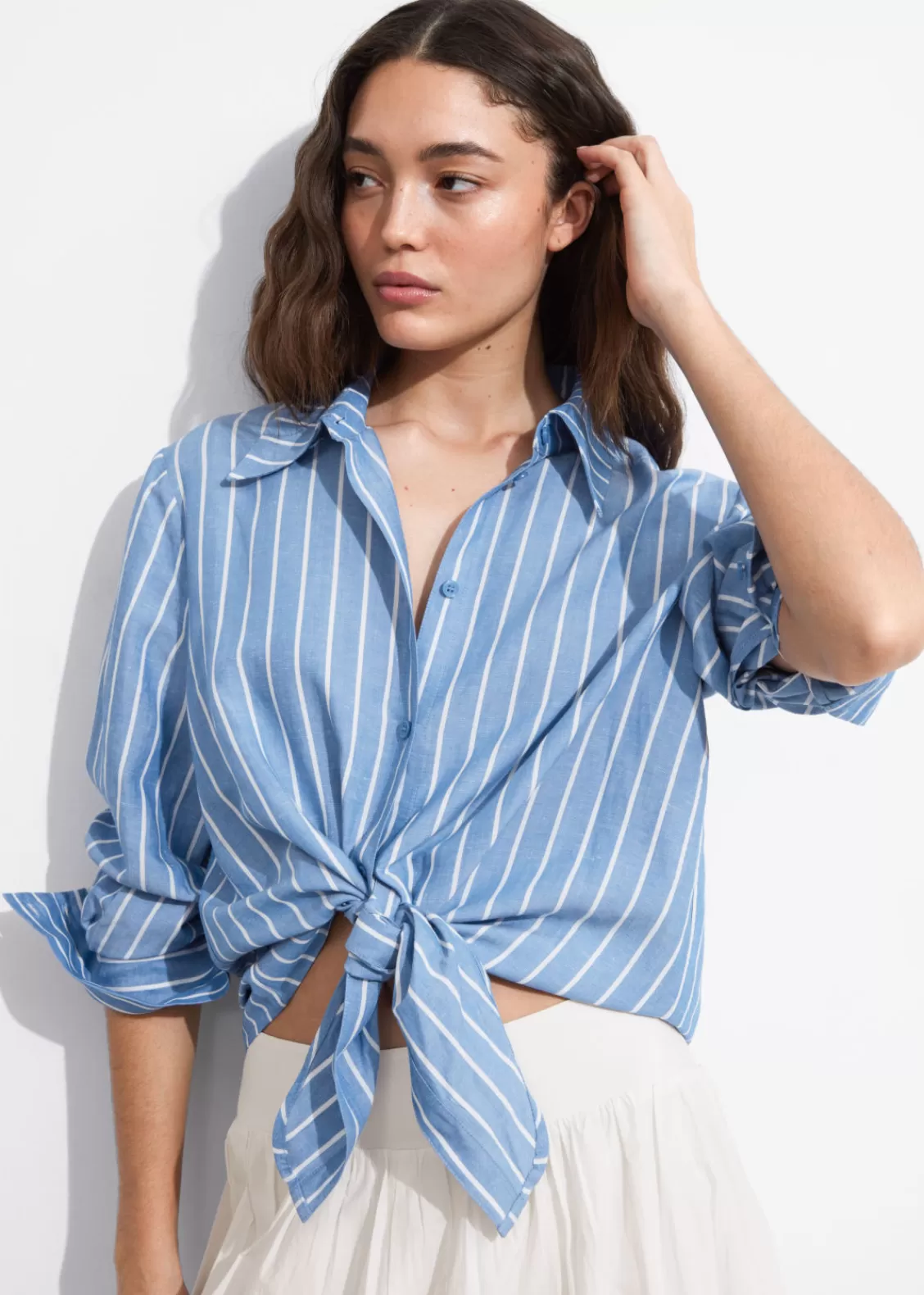 & Other Stories Blouses & Shirts | Tie-Front Shirt