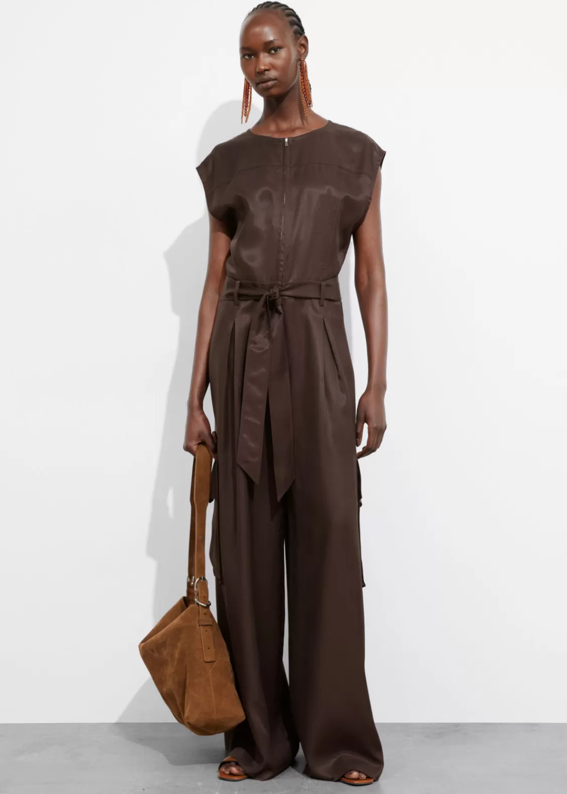 & Other Stories Jumpsuits | Utility Jumpsuit Brown