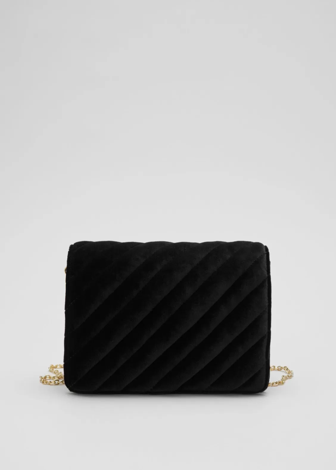 & Other Stories Shoulder Bags | Velvet Shoulder Bag Black