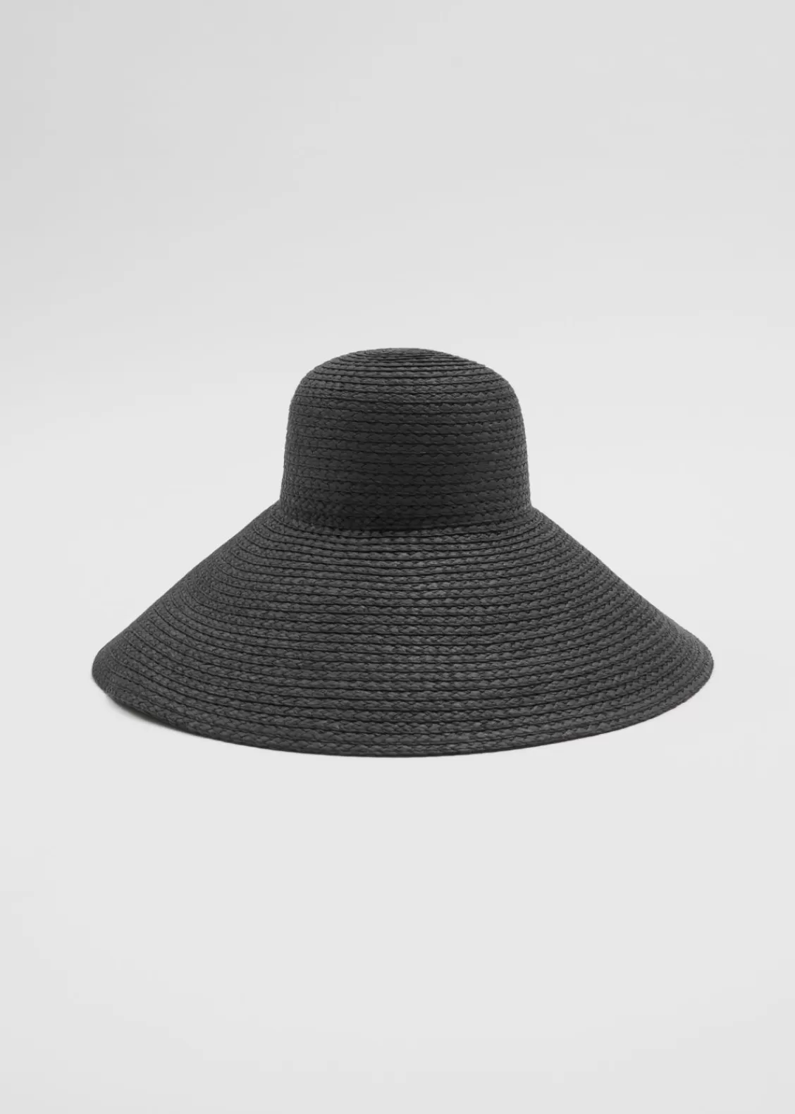 & Other Stories Hats | Wide Brim Straw Hat Black