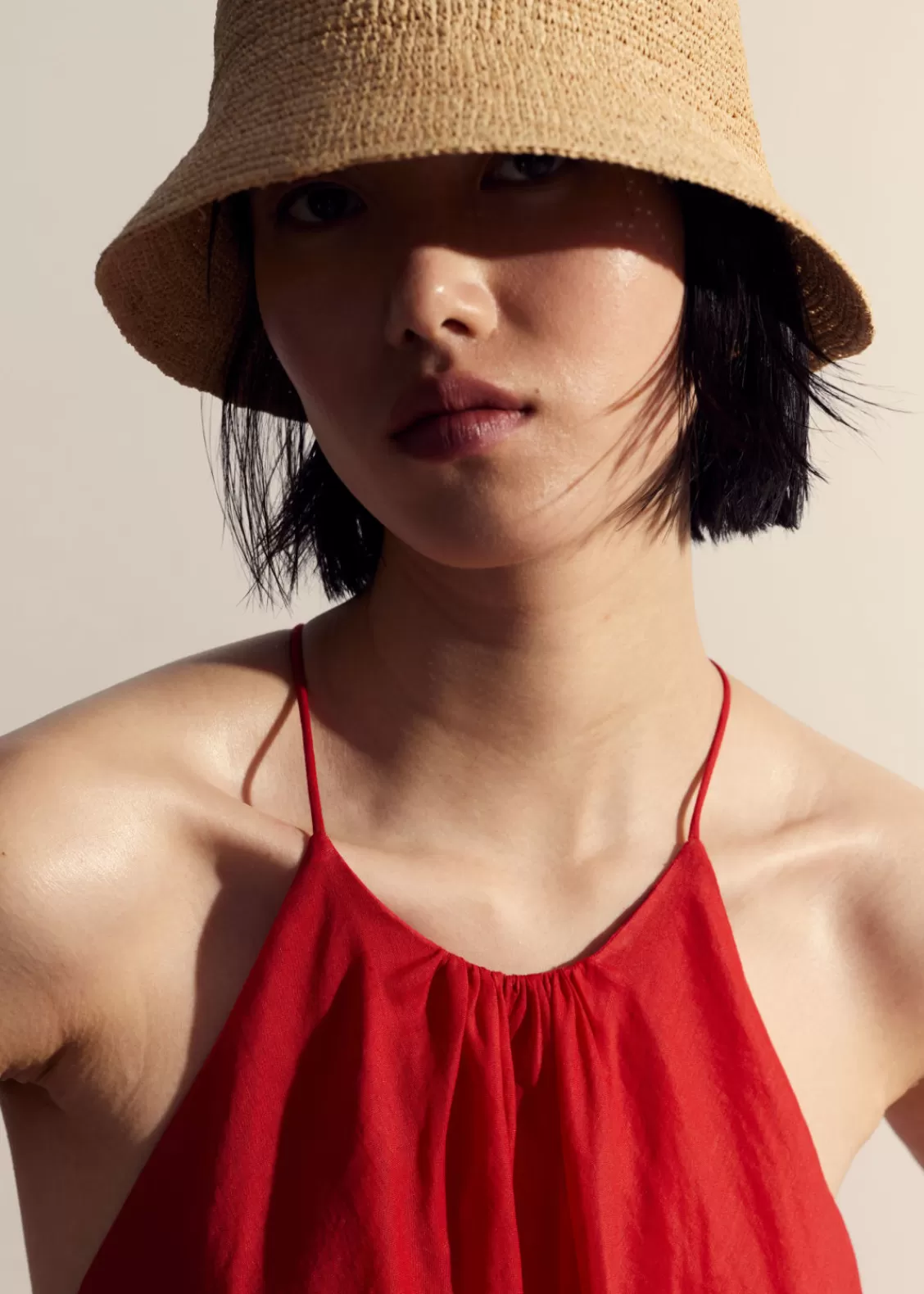 & Other Stories Hats | Woven Raffia Bucket Hat Straw