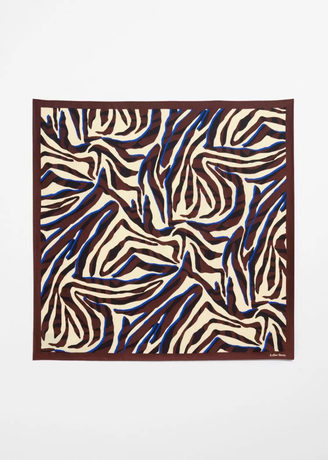 & Other Stories Scarves | Zebra-Print Scarf Mahogany